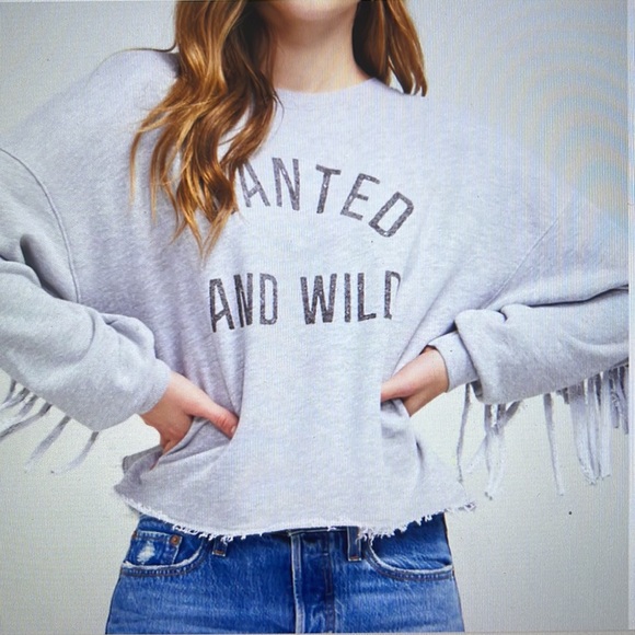 New In plastic Fringe Sweatshirt - Picture 7 of 8